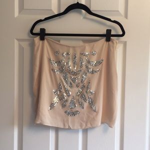 Sequined Mini Skirt